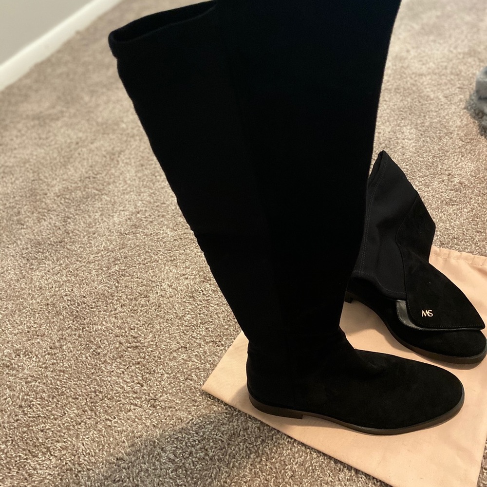 Authentic Stuart Weitzamn !!! ( Keelan Suade Boot) - image 3